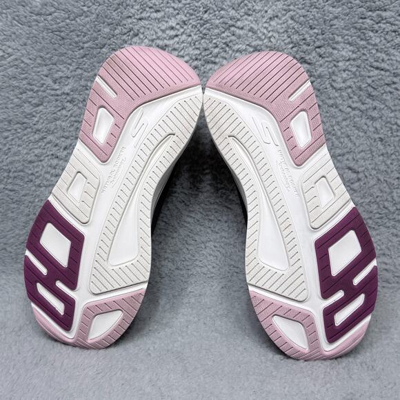 Skechers Max Cushioning Elite 2.0 Womens Size 9 Wide Running Shoes Black Pink - Picture 7 of 9